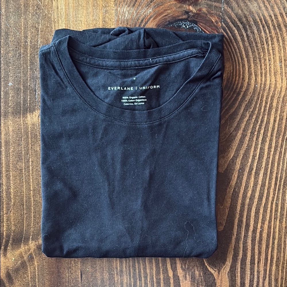 Everlane Black Short Sleeve Tee